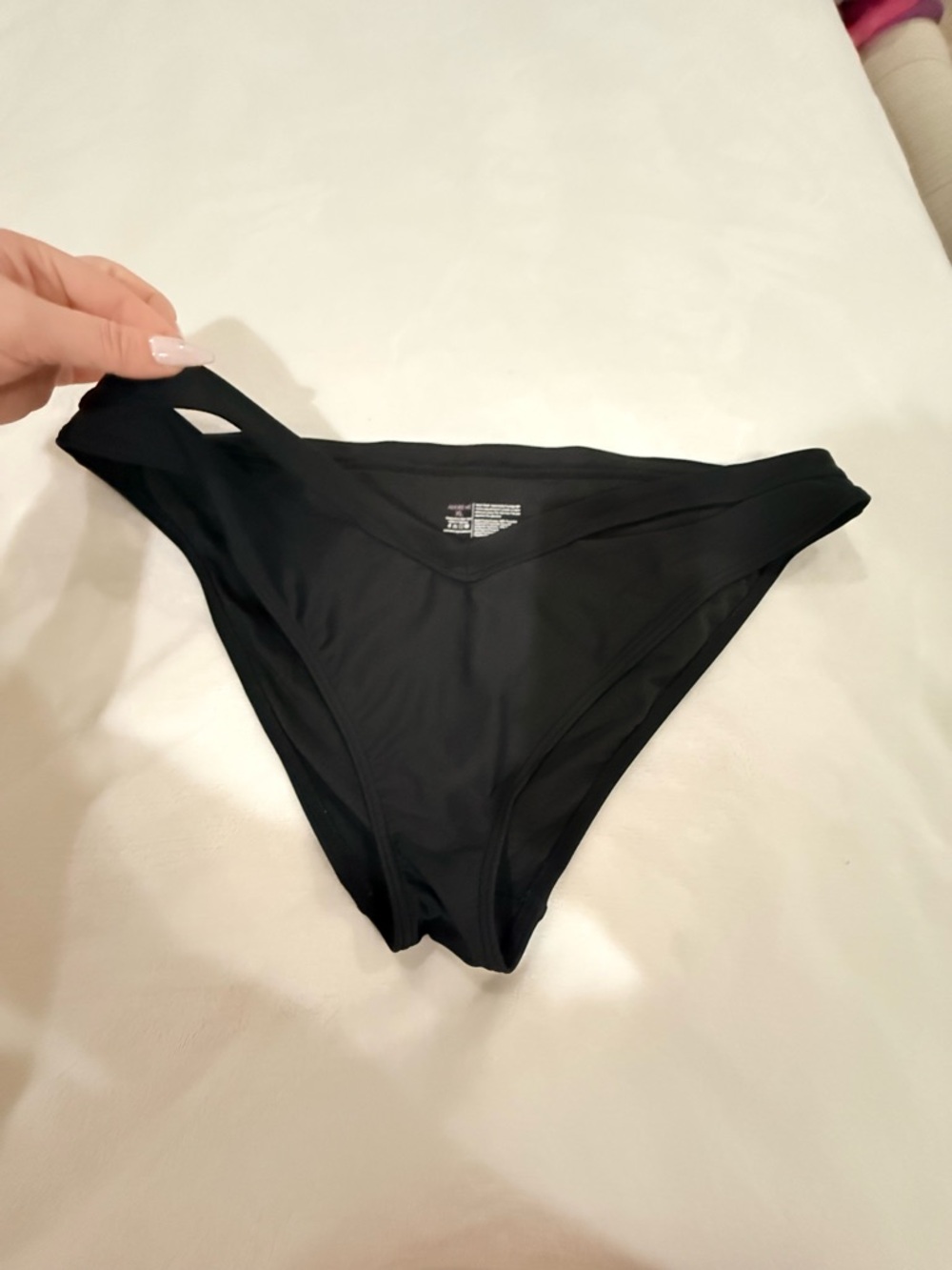 Adore Me Black Women's Bikini Bottom With Cutouts XL